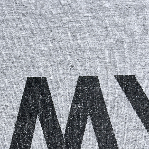 Vintage ARMY Shirt Adult MEDIUM Gray 90s Spell Out Military Service Men Outdoor - Picture 4 of 6
